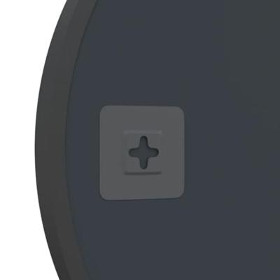 VidaXL Wandspiegel 50 cm zwart