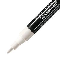 Acrylmarker stabilo free acrylic t100 wit | 5 stuks - thumbnail