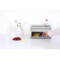 Brabantia broodtrommel met schuifdeksel medium matt steel - thumbnail