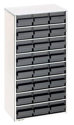 raaco 1224-02 Stalen ESD-magazijnkast ESD (l x b x h) 306 x 150 x 552 mm Aantal vakken: 24 Incl. aardingskabel Inhoud 1 stuk(s) raaco 1224-02 Stalen ESD-magazijnkast ESD (l x b x h) 306 x 150 x 552 mm Aantal vakken: 24 Incl. aardingskabel Inhoud 1 stuk(s)