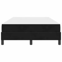 Boxspringbed met matras Zwart 120 x 190 cm Fluweel - thumbnail