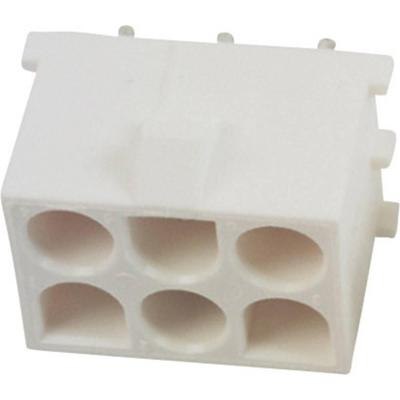 TE Connectivity 0-0350711-1 Male behuizing (board) Universal-MATE-N-LOK Totaal aantal polen: 6 Inhoud: 1 stuk(s)