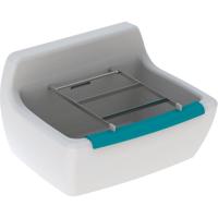 Geberit 300 uitstortgootsteen 50 x 39 cm zonder rooster wit - thumbnail