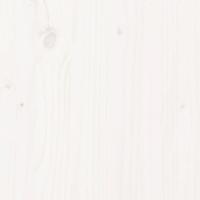 Bedframe zonder matras massief grenenhout wit 140x200 cm - thumbnail
