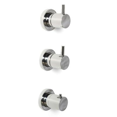 Inbouw Douchekraan Bongio Squandra Thermostatisch met 2 Stopkranen en Installatiebrug Chroom Bongio Inbouw Douchekraan Bongio Squandra Thermostatisch met 2 Stopkranen en Installatiebrug Chroom Bongio