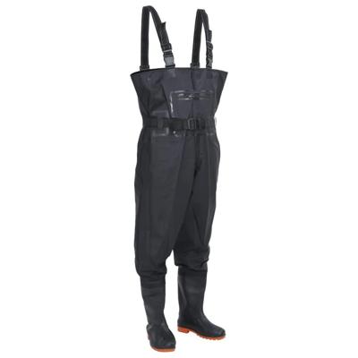 VidaXL Waadpak met laarzen en riem maat 46 zwart