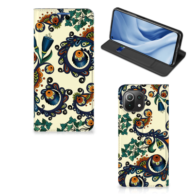 Telefoon Hoesje Xiaomi 11 Lite NE 5G | Mi 11 Lite Barok Flower Telefoon Hoesje Xiaomi 11 Lite NE 5G | Mi 11 Lite Barok Flower