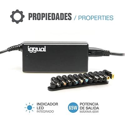 Laptop oplader iggual CUA-11T 65W