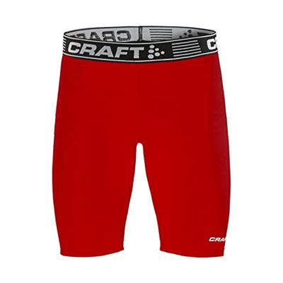 Craft 1906858 Pro Control Compression Short Tights Unisex - Bright Red - S