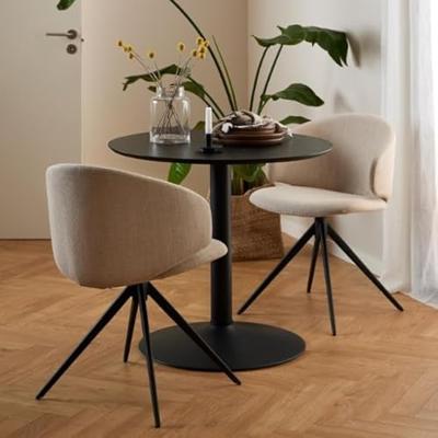 Bendt Draaibare Eetkamerstoel 'Larue' kleur Beige Bendt Draaibare Eetkamerstoel 'Larue' kleur Beige