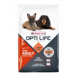 Opti Life Mini Adult Digestion hondenvoer 2 x 7,5 kg Opti Life Mini Adult Digestion hondenvoer 2 x 7,5 kg
