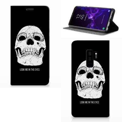 Mobiel BookCase Samsung Galaxy S9 Plus Skull Eyes Mobiel BookCase Samsung Galaxy S9 Plus Skull Eyes