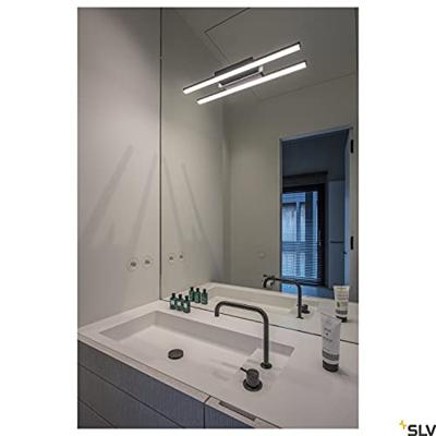 SLV Led spiegel verlichtingGlenos II zwart - 1003506