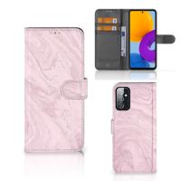 Samsung Galaxy M52 | Bookcase | Marble Pink - Origineel Cadeau Vriendin - thumbnail