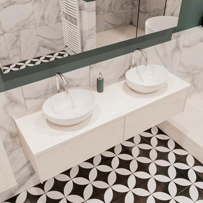 Mondiaz Lush Barco badmeubel underlayment 150 cm 2 lades mdf 2 waskommen beide zijden 2 kraangaten Mondiaz Lush Barco badmeubel underlayment 150 cm 2 lades mdf 2 waskommen beide zijden 2 kraangaten