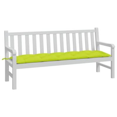 VidaXL Tuinbankkussen 180x50x7 cm oxford stof heldergroen