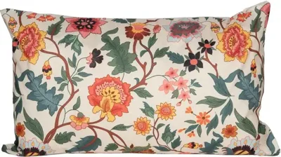 Anna's Collection buitenkussen vintage bloemen 30x50cm multi