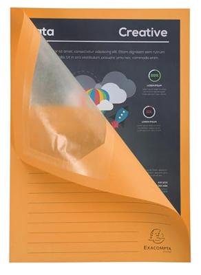 Exacompta L-map Forever, voor ft A4, pak van 25 stuks, geassorteerde pastelkleuren