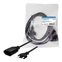 LogiLink 1m, 2xCEE 7/16 1m CEE7/16 CEE7/16 Zwart - thumbnail