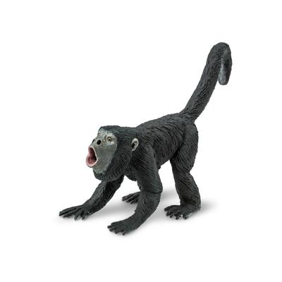 Safari wilde dieren Brulaap junior 10,5 cm zwart