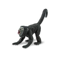 Safari wilde dieren Brulaap junior 10,5 cm zwart - thumbnail