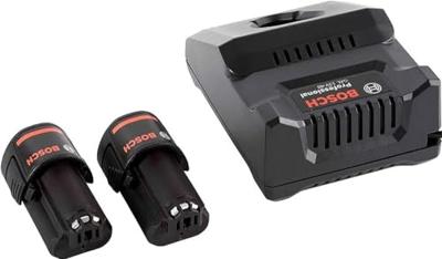 Bosch Professional Starterset 2x GBA 12V Accu 2.0Ah + Snellader GAL 12V-40 - 1600A019R8