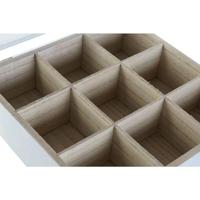 Box for Infusions DKD Home Decor Blauw Wit Groen Lila Metaal Kristal Hout MDF (3 Stuks) - thumbnail