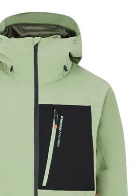 Protest Prtfound Wintersportjas Heren Marl Green S