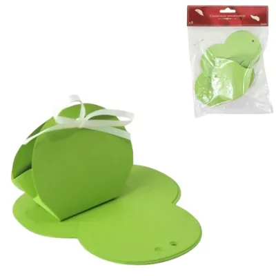 Mini cadeauverpakking groen 5 stuks | 24 stuks