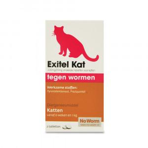 No Worm Exitel kat tegen wormen 4 tabletten - thumbnail