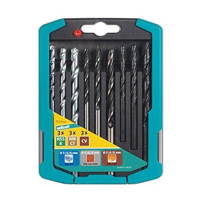 Borenset Wolfcraft Staal Plastic 9 Onderdelen 91 Onderdelen Borenset Wolfcraft Staal Plastic 9 Onderdelen 91 Onderdelen