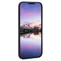 JT Berlin SilikonCase Steglitz Backcover Apple iPhone 16 Plus Zwart Inductieve lading, MagSafe compatible - thumbnail