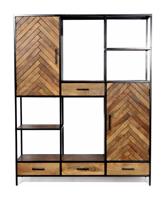 Livingfurn Opbergkast 'Brooklyn' Mangohout, 200 x 160cm - thumbnail