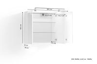 byLIVING Spiegelkast Spree (Wit, 80 cm) - thumbnail