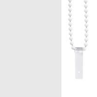 Rolgordijn voor douche 80x240 cm wit - thumbnail