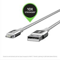 Belkin 1.2m, Lightning/USB 1.2m USB A Lightning Silver mobile phone cable - Belkin 1.2m, Lightning/USB - thumbnail
