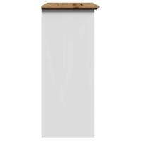 Wastafelkast BODO 70x35x80 cm wit en bruin - thumbnail