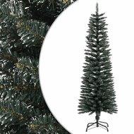 Kunstkerstboom met standaard smal 150 cm PVC groen - thumbnail