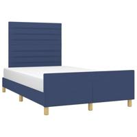 Bedframe zonder matras 120x190 cm stof blauw - thumbnail