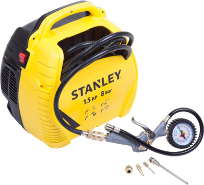 STANLEY Luchtcompressor zonder tank + luchtset AIR KIT - 1,5 PK STANLEY Luchtcompressor zonder tank + luchtset AIR KIT - 1,5 PK