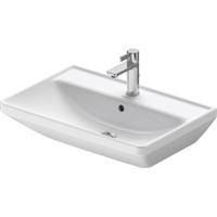 Wastafel Duravit D-Neo Met Overloop Kraanvlak 1 Kraangat 65 cm Hoogglans Wit Duravit - thumbnail