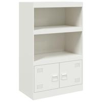Dressoir 67x39x107 cm staal wit - thumbnail