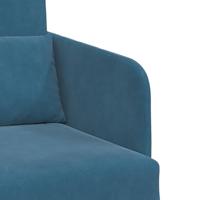 Slaapbank Blauw 65 x 80 x 83 cm Fluweel - thumbnail