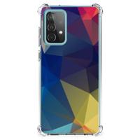 Samsung Galaxy A52 4G/5G Shockproof Case Polygon Dark - thumbnail