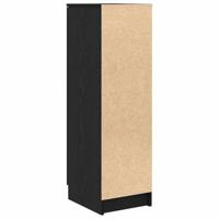 Schoenenkast Zwart Eiken 29,5 x 35 x 101 cm Bewerkt hout - thumbnail