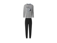 esmara Men Heren pyjama (Grijs/zwart, L) - thumbnail