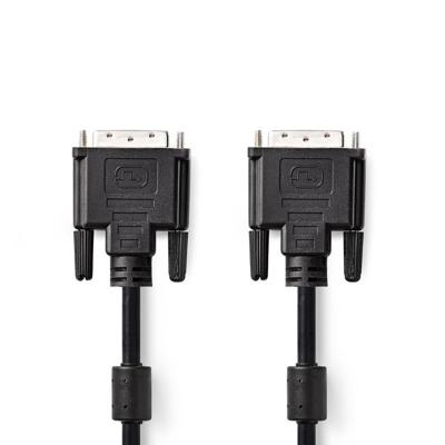Nedis CCGP32001BK30 Dvi-kabel Dvi-d 24+1-pins Male Dvi-d 24+1-pins Male 3,0 M Zwart