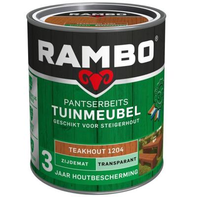 Rambo Pantserbeits Tuinmeubel Zijdemat Transparant - 750 ml Teakhout