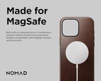 Nomad Modern Leather Case iPhone 16 Pro Max Rustic Brown Horween - thumbnail