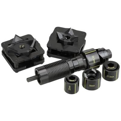 TOOLCRAFT TO-9610284 Stansinzetstukken Stanzformen: Ø22-34,3mm (Rundes Loch), Quadratische Stanzform:33.5 und 45 mm - thumbnail